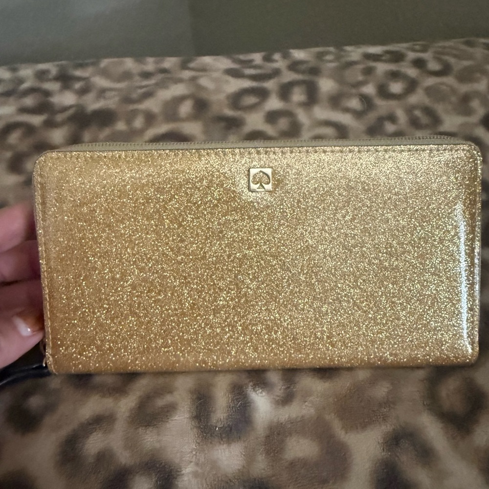 Kate Spade Shimmering Gold Clutch